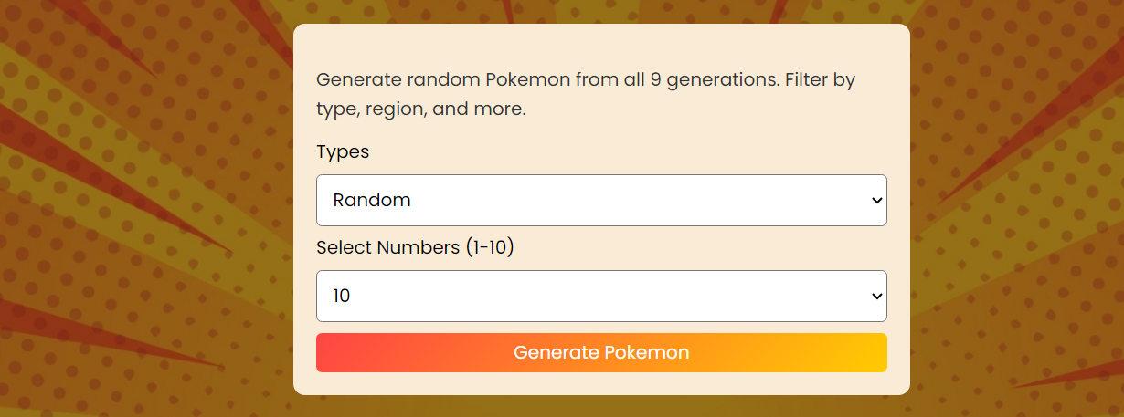 How to Use Random Pokémon Generator